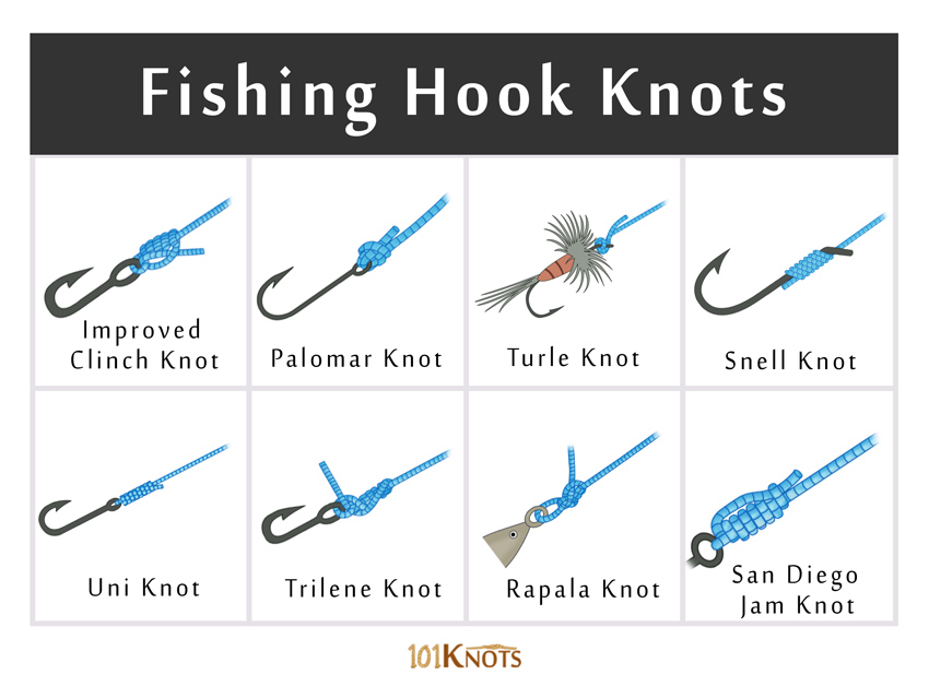 List of Different Types of Fishing Knots How to Tie Them
