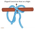 constrictor knot with landyards