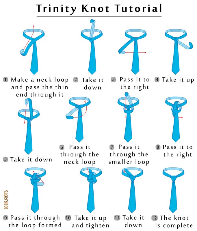 How to Tie a Trinity Knot